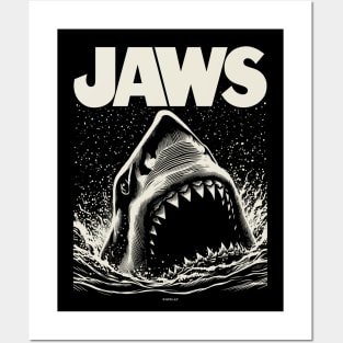 Jaws Logo Splash Posters and Art